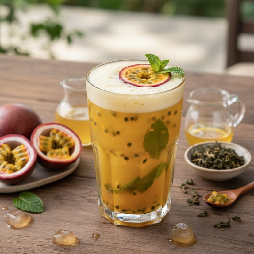 Passion Fruit Tea & Soda